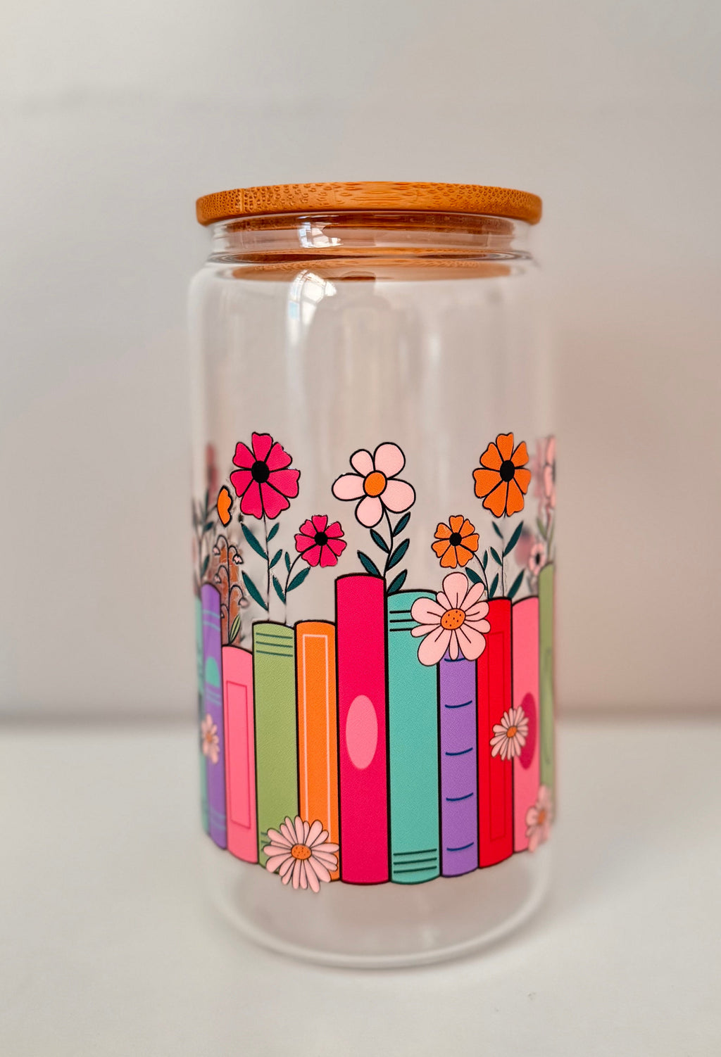 16 oz - Book Florals (Double Sided)