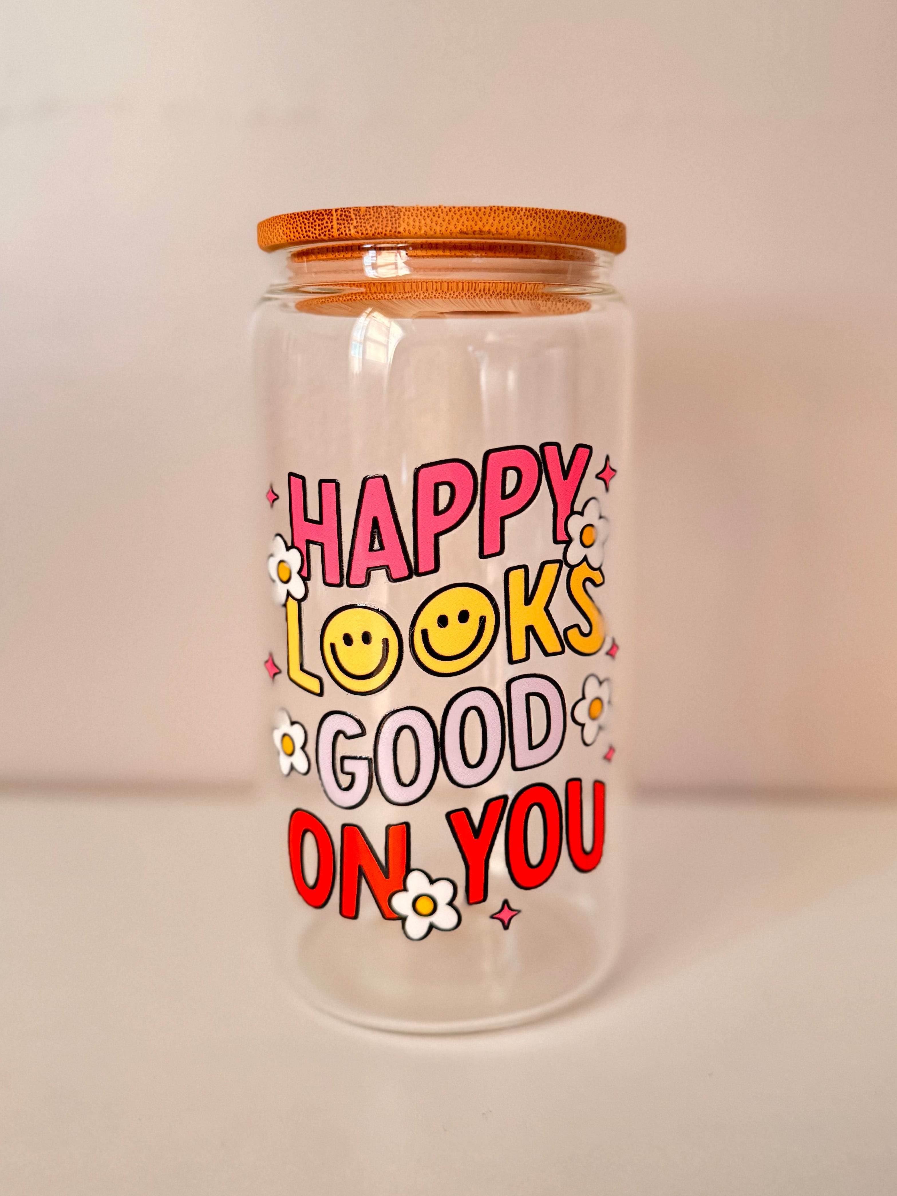 16 oz - Happy Looks Good On You
