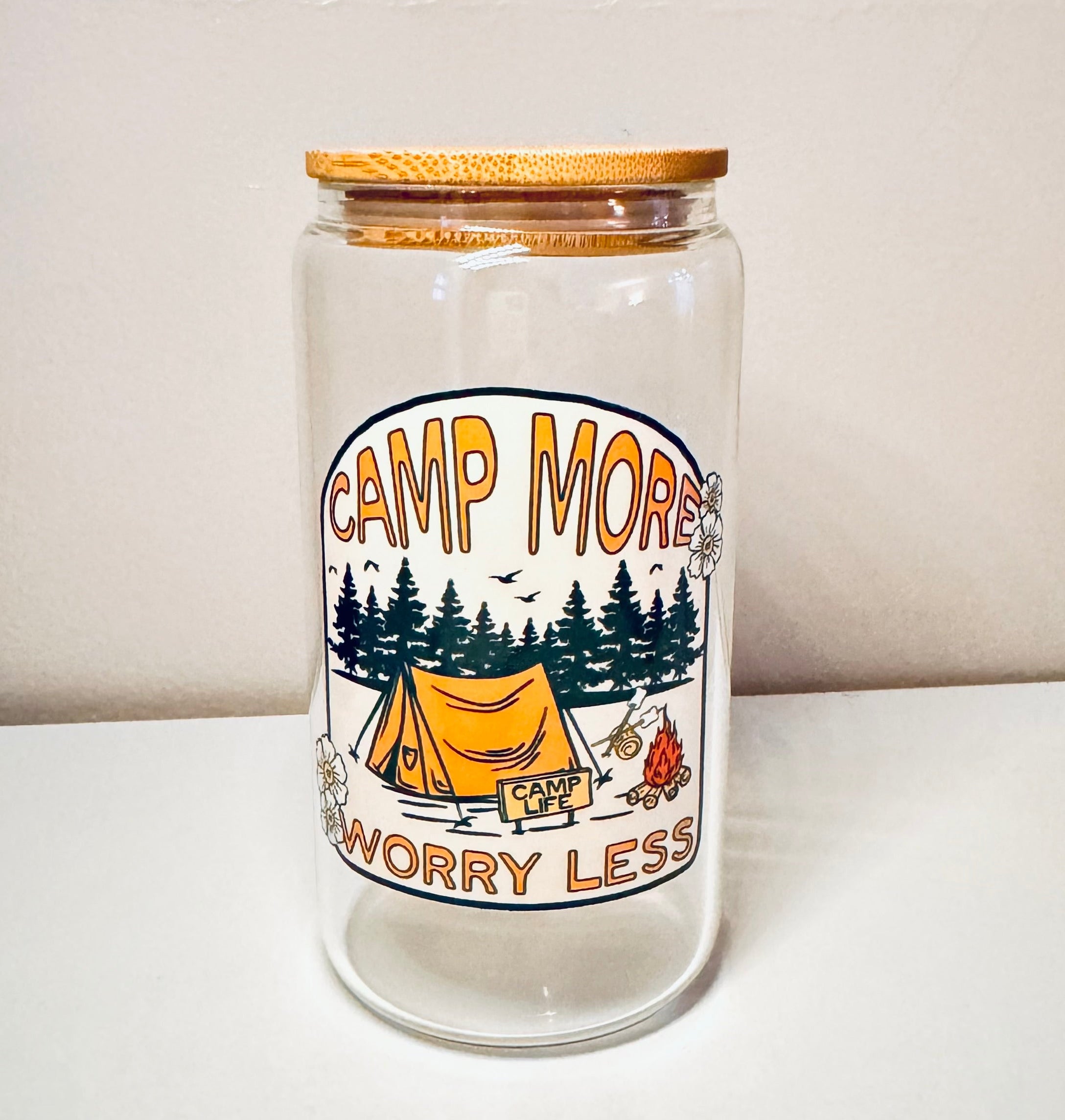 16 oz - Camp More Worry Less