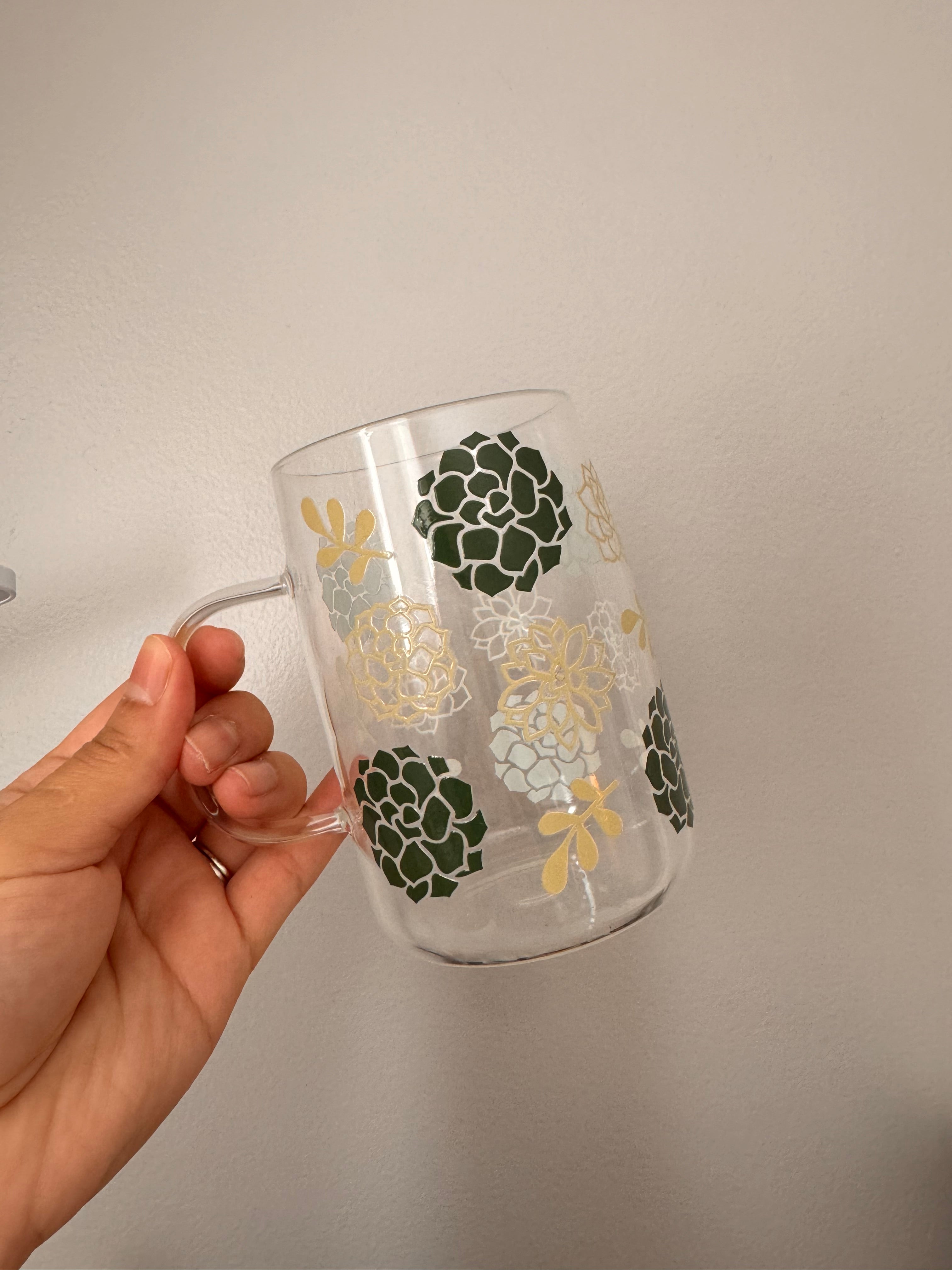 18 Oz Clear Mug - Plant Life 🌱