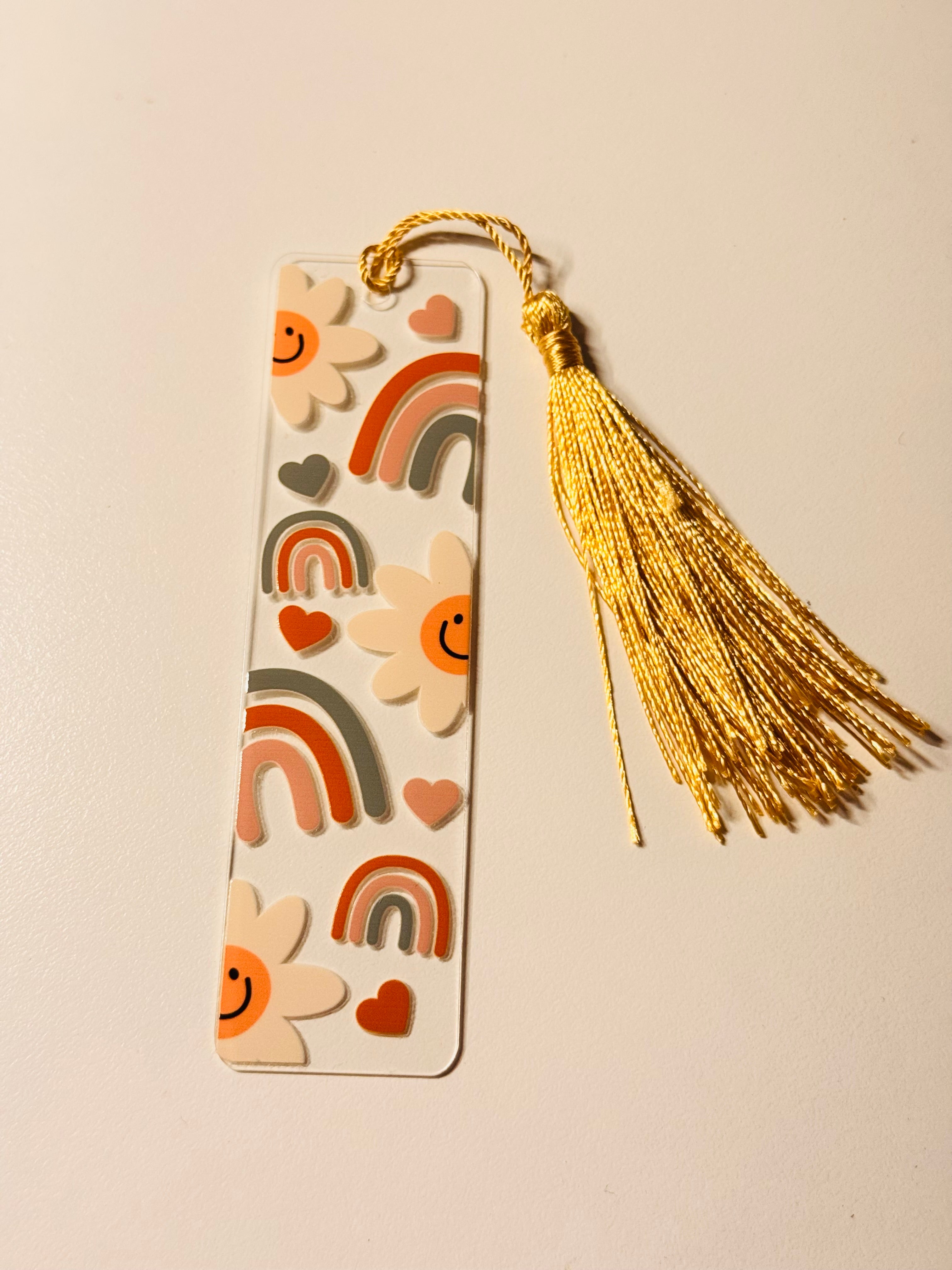 Boho Rainbow Bookmark