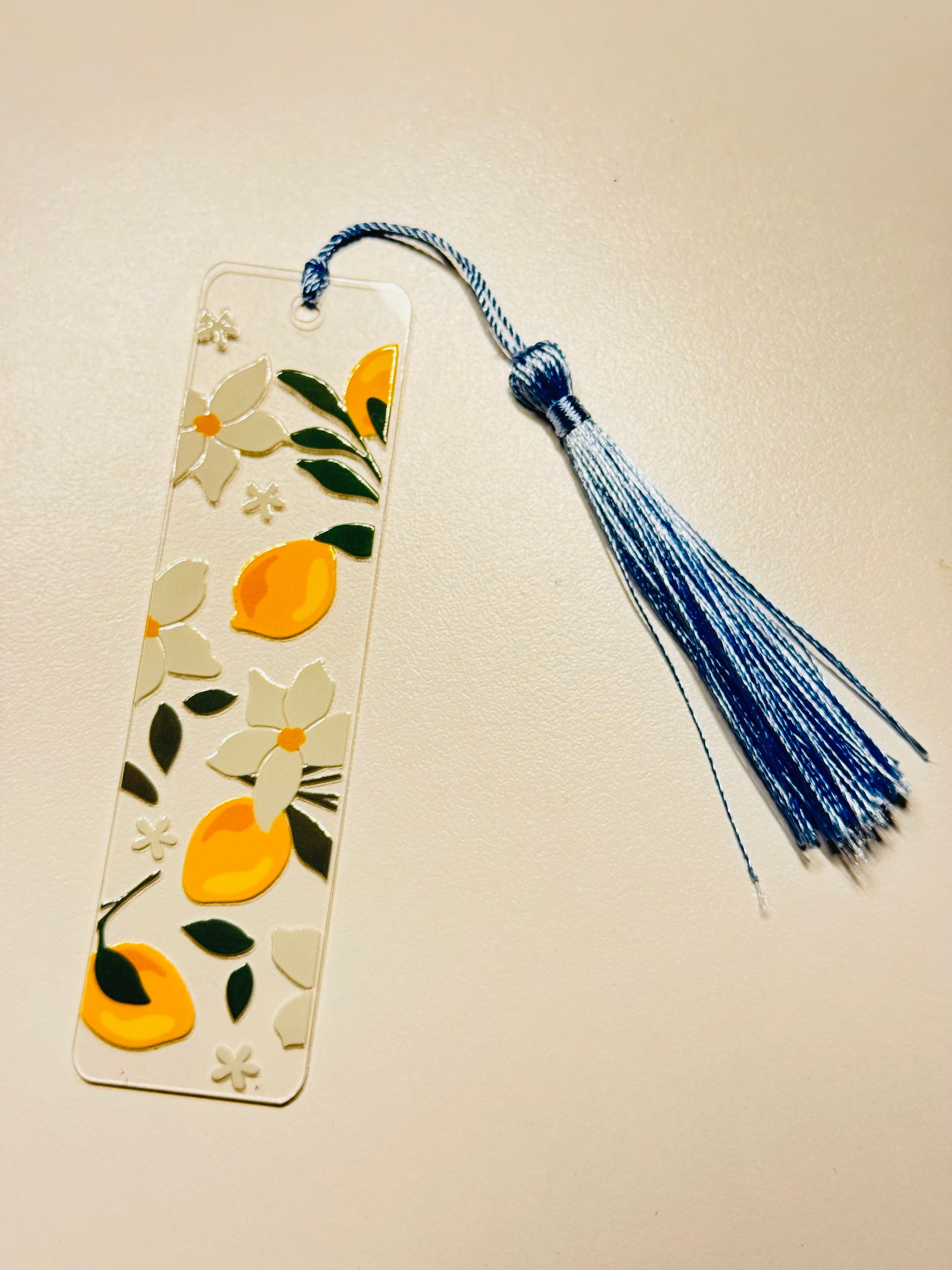 Lemon Flower Bookmark