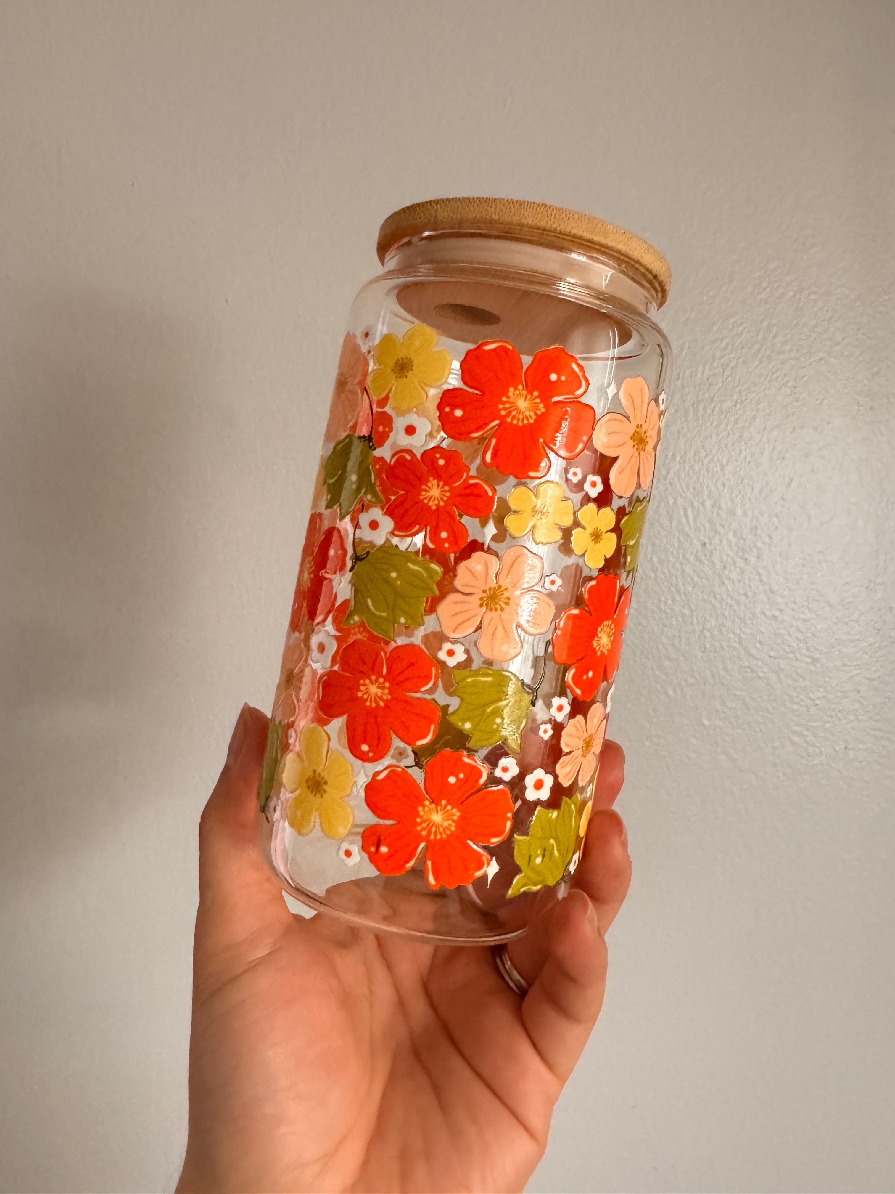 16 Oz - Whimsy Flower Fields (Double Sided)